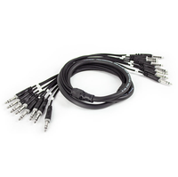 Câble audio serpentine personnalisable en gros avec prise mono 6,35 mm, adapté aux studios d'enregistrement et aux applications audio sur site