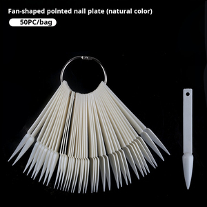 Nuancier de vernis à ongles, échantillons de couleur pour faux ongles semi-couvrants, échantillons de couleur pour application sur doigts, style de design - Product Image 4