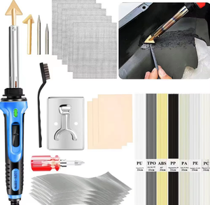 Kit de réparation de <span class=keywords><strong>pare</strong></span>-chocs de <span class=keywords><strong>voiture</strong></span> 100W, outil de lissage, kit de soudage plastique, machine à souder pour la réparation de <span class=keywords><strong>pare</strong></span>-chocs de <span class=keywords><strong>voiture</strong></span> - Product Image 1