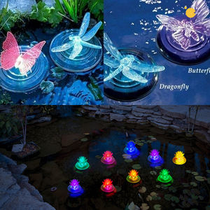 Lampe flottante solaire LED à changement de couleur RGB, lumière solaire pour bassin extérieur, lampe de jardin imperméable, décoration de bassin, lumière sous-marine pour piscine - Product Image 4