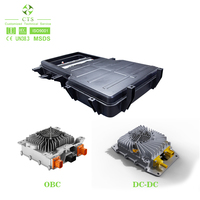Baterai Lithium Ion CTS OEM 355V 96Ah 34kWh dengan BMS Canbus yang Dapat Diprogram, Paket EV Khusus untuk Mobil Penumpang