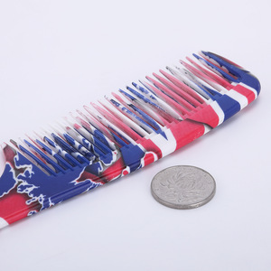 Hairdressing Comb Large Plastic Skull And Cross <b>Banner</b> Design For Home Use Men And Women Hair Styling Tool - Product Image 4