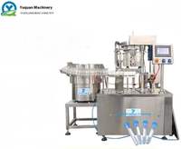 Machine automatique de remplissage et de bouchage de tubes en plastique |   Distributeur de liquide en petites doses pour flacons d'échantillons cosmétiques