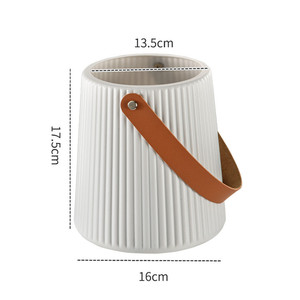 Vaso Creativo <span class=keywords><strong>di</strong></span> Lusso ed Elegante in <span class=keywords><strong>Plastica</strong></span> con Manico, Decorazione Domestica Durevole per Matrimoni, Cene all'Aperto, Secchiello per Vino Ghiacciato - Product Image 6