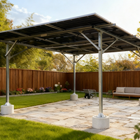 Structure de carport solaire, système de montage photovoltaïque commercial et résidentiel pour auvent de parking, structure de montage de panneaux photovoltaïques personnalisée