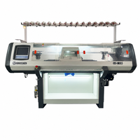 Machine à tricoter plate jacquard monosystème, largeur de tricotage 36 pouces, équipement automatique pour la fabrication de chapeaux, moteur, engrenage, roulement