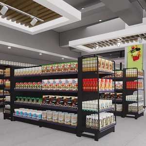 Estanterías Metálicas para Exhibición de Licores en Tiendas, <span class=keywords><strong>Supermercados</strong></span> y Hogares - Product Image 3