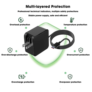 65W gan <span class=keywords><strong>USB</strong></span>-C sạc nhỏ gọn du lịch thân thiện PD 3.0 sạc nhanh hiển thị kỹ thuật số pd3.1 Tương thích cho <span class=keywords><strong>MacBook</strong></span> Pro 16 máy tính xách tay - Product Image 5
