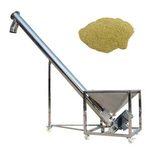 Transportador de tornillo ajustable en altura Tornillo <span class=keywords><strong>sin</strong></span> <span class=keywords><strong>fin</strong></span> para transportar polvos Transportador Industrial - Product Image 3