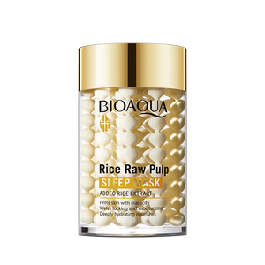 Producto de Belleza BIOAQUA <span class=keywords><strong>Mascarilla</strong></span> Facial Nocturna de Pulpa de <span class=keywords><strong>Arroz</strong></span> Crudo 120g Hidratante, Blanqueadora, Iluminadora, Nutritiva - Product Image 6