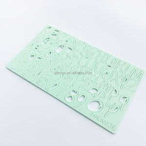 Letras <span class=keywords><strong>mayúsculas</strong></span> y <span class=keywords><strong>minúsculas</strong></span> acrílico Pastel dulce conjunto de sellos acrílico colores decorativos individuales sellos - Product Image 4