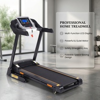 Tapis roulant électrique à inclinaison manuelle et automatique réglable à plusieurs vitesses, équipement de gym commercial et domestique