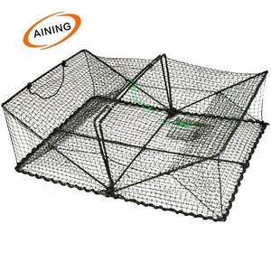 Pièges à crabes pliants carrés pour la pêche - Product Image 1