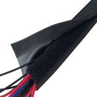 Funda Protectora para Cables Impermeable, Resistente al Sol y al Desgaste, con Cierre de Gancho y Bucle, Protector de Cables con Velcro