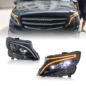 Nouveaux phares à LED DRL 12V pour Vito (W447) 2016-2023, compatibles avec Valente <span class=keywords><strong>Marco</strong></span> <span class=keywords><strong>Polo</strong></span> EQV <span class=keywords><strong>Classe</strong></span> <span class=keywords><strong>V</strong></span> - Product Image 2