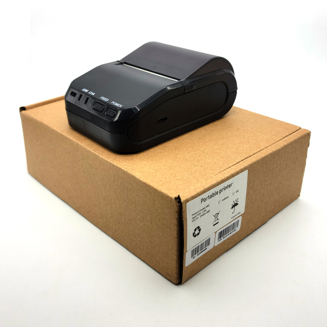58mm Portable Wireless Thermal BT Printer for Android IOS