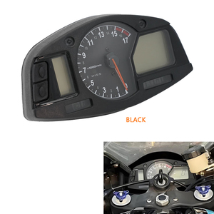 เหมาะสำหรับฮอนด้า ซีบีอาร์ <span class=keywords><strong>600</strong></span> อาร์อาร์ เอฟ5 2007 - 2012 08 09 10 11 รถจักรยานยนต์มาตรวัดความเร็ว มาตรวัดรอบ เกจ์วัดระยะทาง ชุดอุปกรณ์มาตรวัด - Product Image 1
