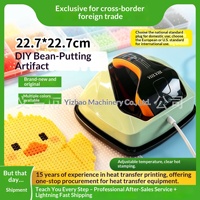 Nouvelle presse à chaud portable électrique transfrontalière pour perles, modèle T13, pour sublimation de logos DIY, 220V/110V, garantie 3 mois