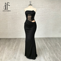 Fabricant et Fournisseur OEM ODM de Robes de Soirée Noires Personnalisées en Gros pour Femmes