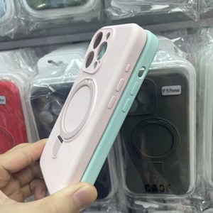 Étui de téléphone magnétique en silicone liquide tendance, adapté aux <span class=keywords><strong>iPhone</strong></span> 11/12/<span class=keywords><strong>13</strong></span>/14 Pro Max avec support invisible - Product Image 6