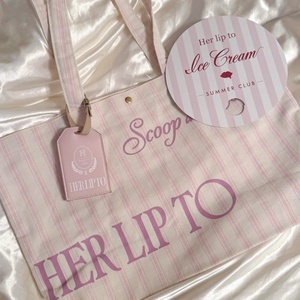 Sacs à bandoulière en toile personnalisés en gros, sacs de plage de voyage de haute qualité, logo brodé, sac de piscine rayé - Product Image 2