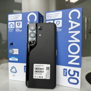 Camon50 Pro 108MP HD Android 15 5G LTE CDMA สมาร์ทโฟนแบบสองซิม ระบบจดจำใบหน้า เล่นเกมได้ รุ่นสเปน ฉบับสากล โทรศัพท์มือถือรุ่นใหม่ - Product Image 1