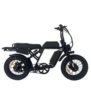 Usine OEM dame hommes vintage ebike 48v/52V pleine suspension vitesse rapide rétro moto électrique e-bike vélo vélo électrique - Product Image 2