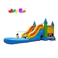 Nouveau design 7 en 1 château gonflable de toboggan de maison de saut jaune avec combo de toboggan pour enfants et enfants