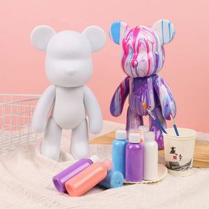 Kit Ours en Peluche PVC 2026 – Nouveautés Tendances Fournisseur Produits en Gros pour la Revente – Ours en Résine Blanc à Peindre Soi-même - Product Image 1