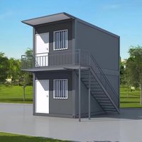 Casa Contenedor Prefabricada Desmontable, Moderna y Transpirable, en Oferta, para Escuela, Oficina, Taller y Uso en Exteriores