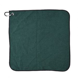Serviette de sport gaufrée pour le golf - Microfibre à séchage rapide, forme rectangulaire, durable et facile à nettoyer avec crochets, logo personnalisé, jacquard doux - Product Image 3