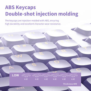 <span class=keywords><strong>Clavier</strong></span> de jeu à profil bas, éclairage RVB, <span class=keywords><strong>clavier</strong></span> mécanique, 2,4 GHz BT USB-C, trois modes, <span class=keywords><strong>clavier</strong></span> de jeu pour PC, ordinateur, joueur - Product Image 3