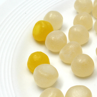 New Arrival 50g Vegan Pectin Sour Plus Crystal Sugar Pear Flavor Gummy Candy for Children's Snack