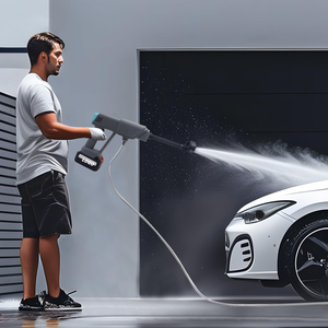 آلة غسيل السيارات الاحترافية المخصصة عالية الضغط القابلة لإعادة الشحن ببطارية ليثيوم بدون لمس - Product Image 2