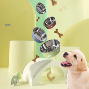 Tigelas Premium de Aço Inoxidável com Parede Dupla para Pets, Com <span class=keywords><strong>Base</strong></span> de Borracha Antiderrapante, Alimentadores para Cães e Gatos - Product Image 2