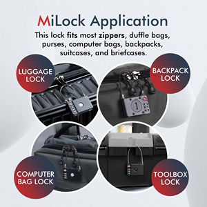 Mili milock Duo TSA อนุมัติล็อคกระเป๋าอัจฉริยะพร้อมระบบนำทาง GPS สำหรับ & Google ค้นหาอุปกรณ์ติดตามระบบคู่ของฉัน - Product Image 4