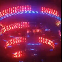 Lampe LED Tortoise pour DJ, discothèque, bar, lumière matricielle en forme de dos de tortue, DMX RGB, éclairage de scène LED