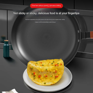 Padella in ghisa padella per uova manico in legno padella per fornelli a Gas e cucina a induzione 26/28/30/<span class=keywords><strong>32cm</strong></span> - Product Image 3