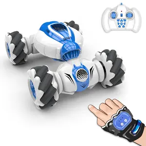 2022 NEW RC Stunt Car Remote Control Watch Gesture Sensor Electric Toy RC Drift Car 2.4GHz 4WD Rotation Gift for Kids Boy