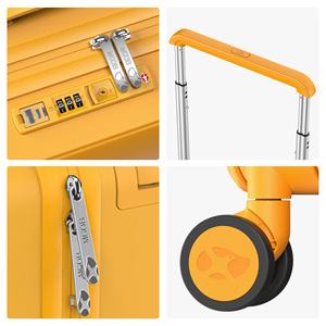 Nuova Valigia da Viaggio Rigida con Logo Personalizzato, Trolley Ampio in PC, Stile Semplice, Leggera, Portatile con Caratteristiche Speciali - Product Image 3