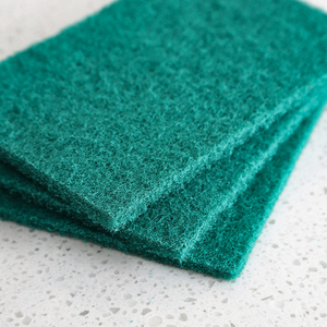 Fabricante de limpieza de estropajos para platos verdes duraderos sostenibles rectangulares de cocina - Product Image 5