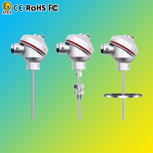 Termopar <span class=keywords><strong>RTD</strong></span> Tipo K, Sonda <span class=keywords><strong>RTD</strong></span> Pt100, Sensor Temposonic, Transmisor de Temperatura, Termopozo Pt100 Clase B - Product Image 1