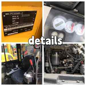 KOMATSU pc55 sử dụng 5ton máy xúc Nhật Bản ban đầu thủy lực 5ton KOMATSU pc55 sử dụng máy xúc - Product Image 3