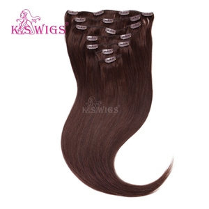 Extensions de cheveux naturels chinois Remy 100 % en gros, alignées sur les cuticules, double épaisseur, douces, sans perte, couleur foncée, lisses naturelles. - Product Image 1