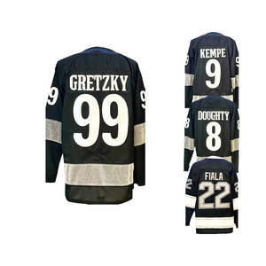 Nuova Maglia da Hockey su Ghiaccio 2026 Cucita, 8 Doughty, 99 Gretzky, 9 Kempe, 11 Anze Kopitar, 22 Fiala - Product Image 6