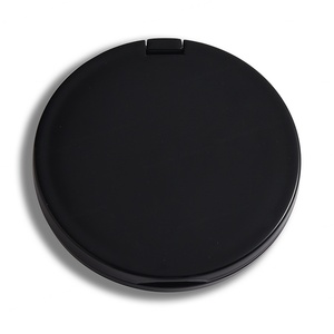 Espejo de Maquillaje Compacto, Redondo, Plegable, Portátil, de Plástico Negro Personalizado, Espejo Cosmético de Doble Cara - Product Image 5