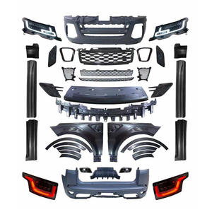 Kit de carrosserie de Conversion d'accessoires d'apparence entière pour <span class=keywords><strong>Range</strong></span> <span class=keywords><strong>Rover</strong></span> <span class=keywords><strong>Sport</strong></span> 2014-2017 Mise à jour <span class=keywords><strong>2021</strong></span> Kit de carrosserie de Style <span class=keywords><strong>SVR</strong></span> - Product Image 1