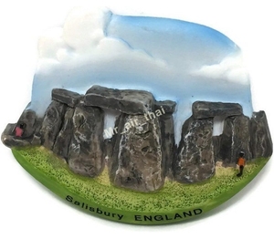 Aimant de réfrigérateur en résine 3D Stonehenge, souvenir touristique sur la plaine de Salisbury, <span class=keywords><strong>Wiltshire</strong></span>, Angleterre, artisanat en résine - Product Image 3