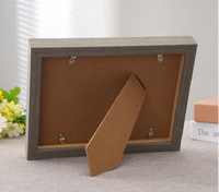 Cadres en bois massif couleur grain de bois marron sur mesure 5x7 po, 8x10 po, 12x16 po – Vente en gros
