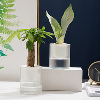 Ruipu Nieuwe Verdikte Pp Materiaal Indoor Witte Spiraal Pot De Fleur Exterieur Ontwerp Zelf-Absorberende Bloempot